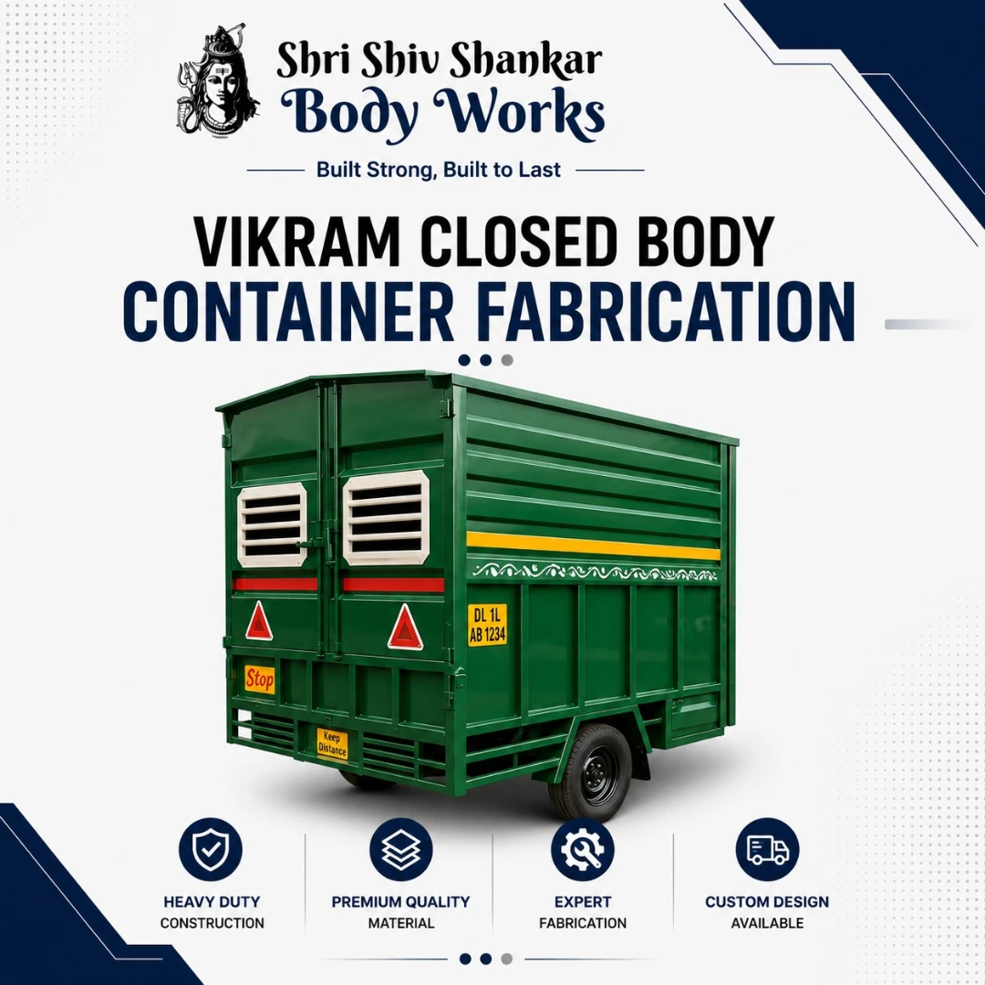 Vikram Container Body Fabrication Closed Body Container