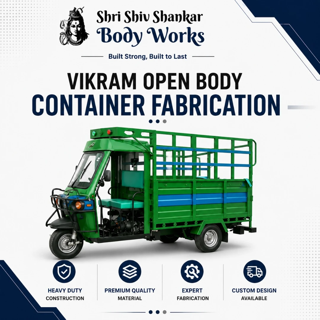 Vikram Container Body Fabrication Open Body Container