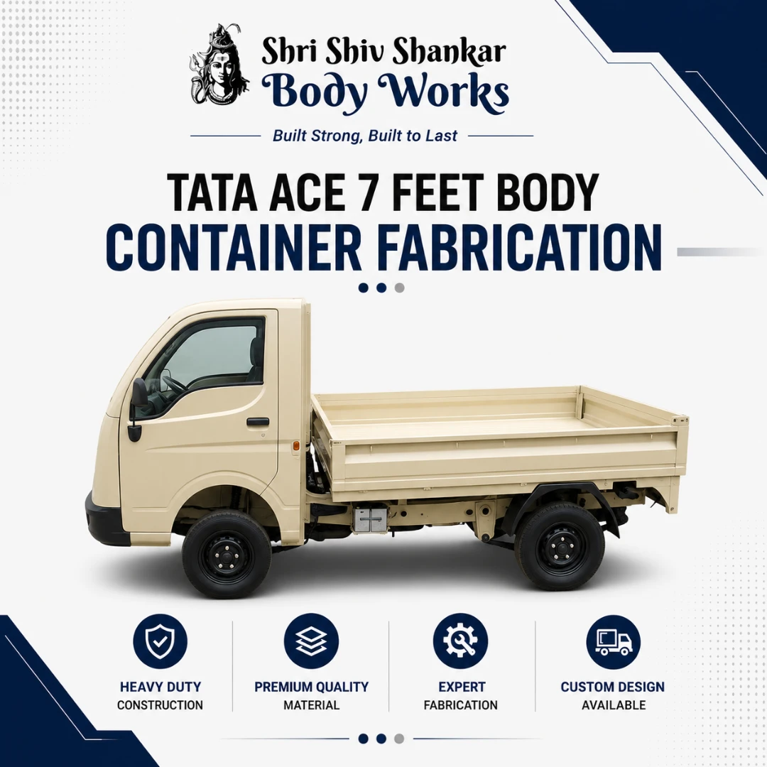 Tata Ace Container Body Fabrication 7 Feet Body Container
