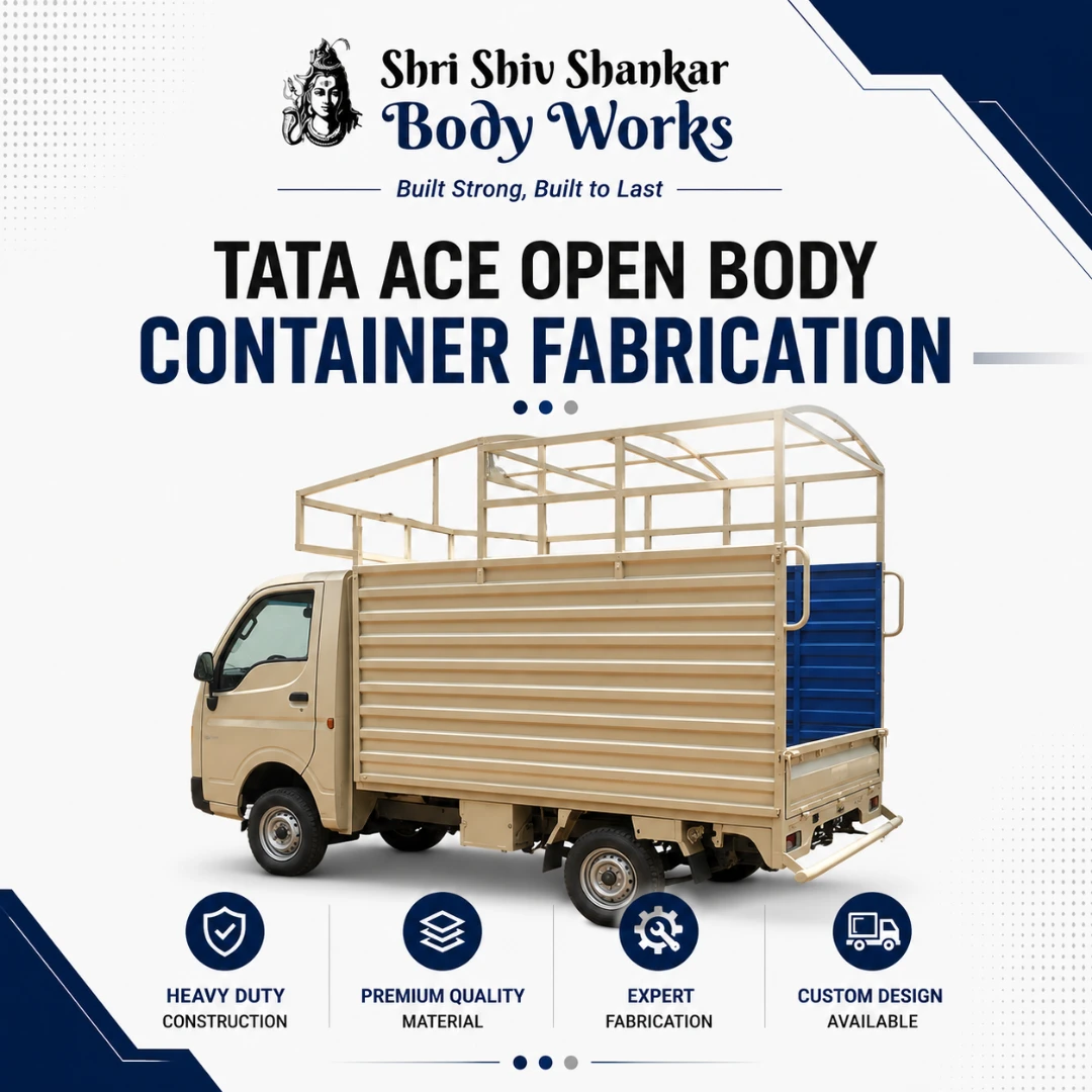 Tata Ace Container Body Fabrication Open Body Container
