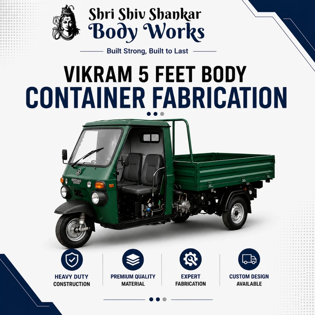 Vikram Container Body Fabrication 5 Feet Body Container